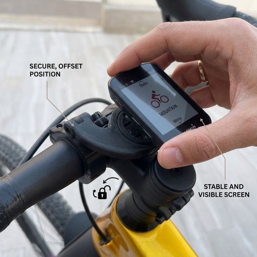Garmin edge short mount with adapter
