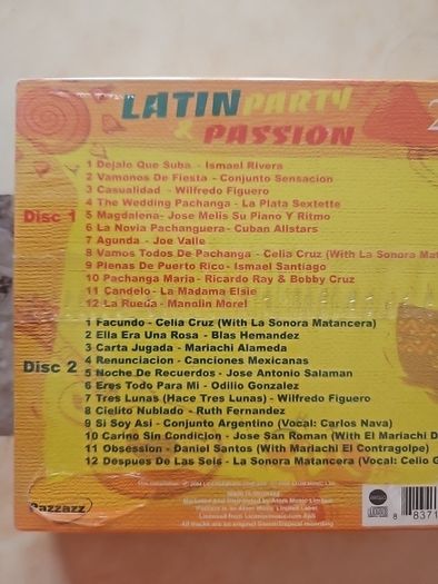 Latin Party & Passion 2CD Boxset  (NEW)