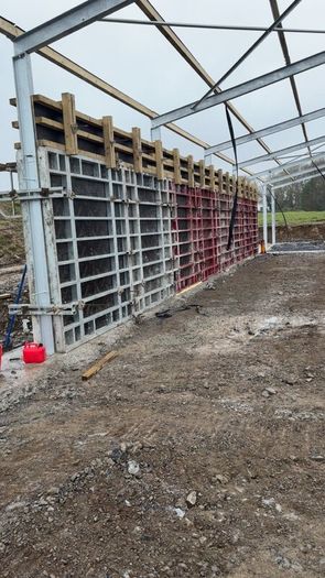 Shuttering. Tanks floors, Walls. Pits. Formwork