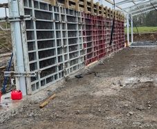Shuttering. Tanks floors, Walls. Pits. Formwork