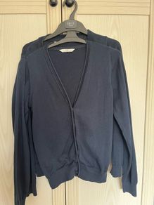 M&S navy cardigans size 10-11 years