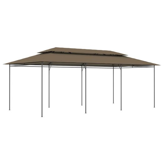 Gazebo 600x298x270 cm Taupe 180 g/m
