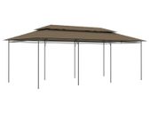 Gazebo 600x298x270 cm Taupe 180 g/m
