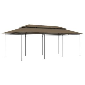 Gazebo 600x298x270 cm Taupe 180 g/m