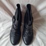 Faith sirrien black leather boots Size 6 eu 39 in like new condition Image 4