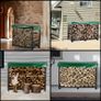 Firewood Log Rack, 6FT or  8ft Firewood Rack Outdoor Indoor Image 4
