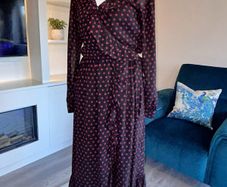 Ladies Black & Red Wrap Dress from Michael Kors. Size Xs UK 6 / EU 34