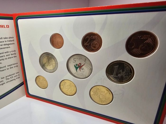 Ireland 2003 Special Olympics Wold Games Coin Set Central Bank of Ireland