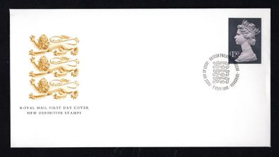 1986 Great Britain New Definitive UK1.50 Stamp Royal Mail Addressed First Day Cover (FDC)