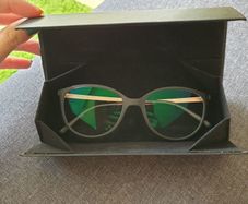 Rodenstock womens glasses frames.Matte grey finish.