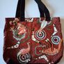 Cotton Shoulder Bag (Aboriginal Design) Image 3