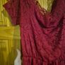 Red fully laced Dress. Image 3