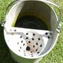 Vintage Galvanized Mop Bucket Garden Planter Image 4