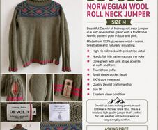 Devold of Norway Womens Wool Jumper Size M
