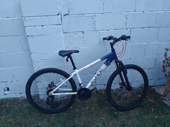 Apollo Evade mountain bike red/blue/white