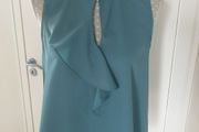 Zara green sleeveless top size small uk10