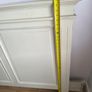 bed frame king size beige creamy solid wood - no slats, nice solid  Headboard Image 6
