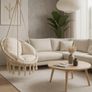 Hanging Swing Chair for Home Garden with Pillow Image 6