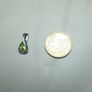 9K Gold Peridot Pendant Image 4