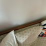 Pair of Beautiful Bali Wooden Chaise Lounges Vintage Style Image 4