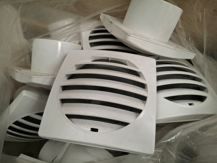 Plastic wall vent cover