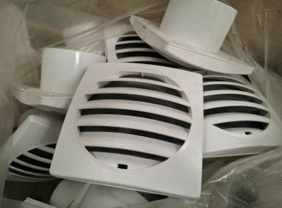 Plastic wall vent cover