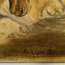 Cocker Spaniel Puppies oil on board- No Frame signed evelyn barwell ? Image 2