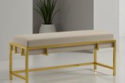 Lexi Modern Glam Upholstered Bench