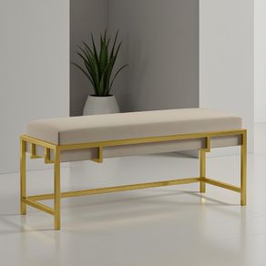 Lexi Modern Glam Upholstered Bench