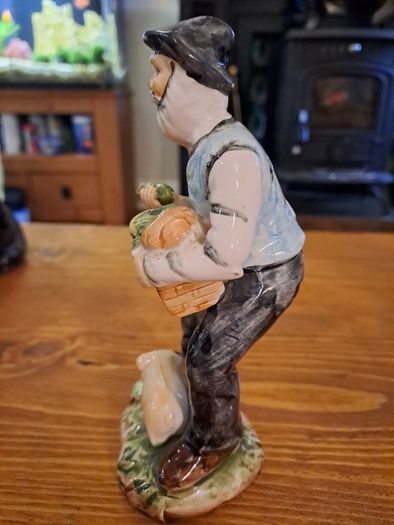 Vintage farmer figurine
