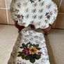 James Kent Sandwich Tray & Leaf shaped serving Dish Image 2