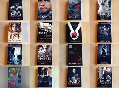 Supernatural romance fiction by Charlaine Harris, Anne Rice etc.