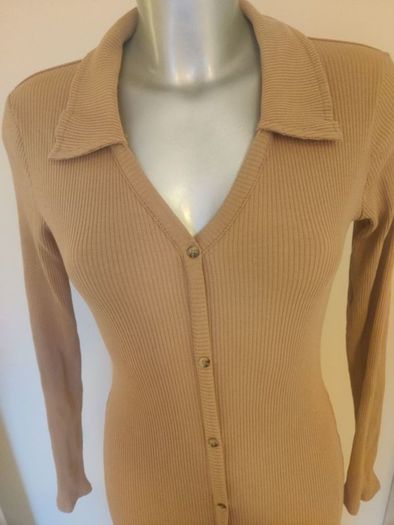 Brand new lovely over the knee beige Primark dress size UK12 EU40 Postage included