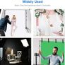 Photography Backdrop Stand Adjustable Background Support System Kit Backdrop Frame with Carry Bag for Photo Studio Video Birthday Wedding Party (2.8x3m/9.2x10ft+Clamps) Image 8