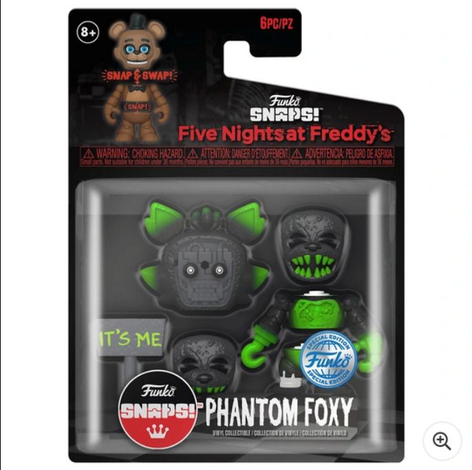 BRAND NEW Funko SNAPS Five Nights at Freddys Phantom Foxy Action Figure