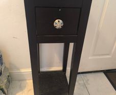 tall lamp stand with drawer storage