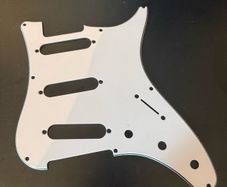 PRS Silver Sky white pickguard