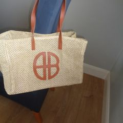 Ethnic Style Tote Bag with a Logo for Sale