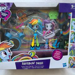 My Little Pony Equestria Girls Minis Rainbow Dash Rockin' Music Class Set Hasbro new Please look at the pictures