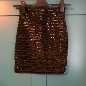 Sequin black skirt. Size S