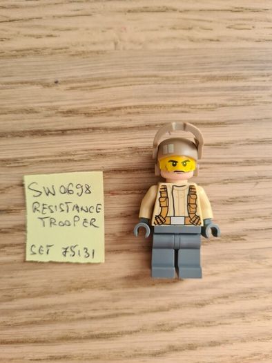 lego sw0698 resistance trooper, set star wars 75131