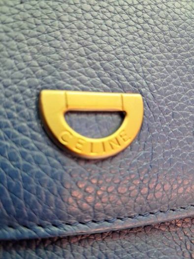 Celine Large Flap Wallet, Cobalt Blue, Phoebe Philo