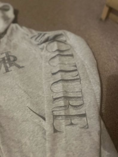 River Island Womens grey " RI Couture " zip trough hoodie