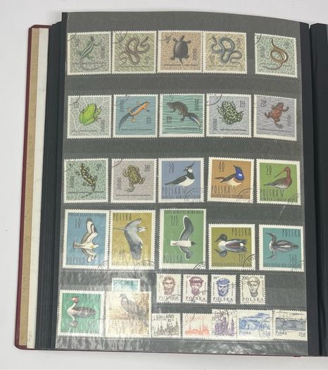Collection: Poland Stamps mainly used however some mint noted along with some miniature sheets on 38 pages
