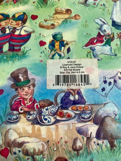 Vintage Roy and Jane Evan's hatbox