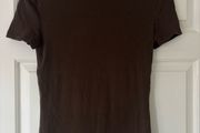 Zara brown ribbed tshirt size S