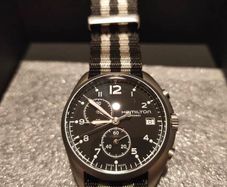 Hamilton Khaki Aviation Pilot Pioneer Chrono Quartz