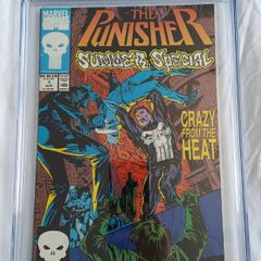 The Punisher Summer Special Marvel Issue 1 CBCS / CGC 9.8 Certified Graded Comic Framed  DC