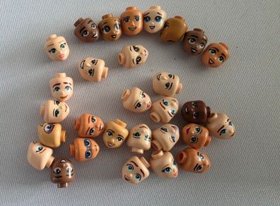 Lego Friends head pieces