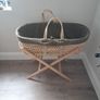 Green sheep moses basket Image 4